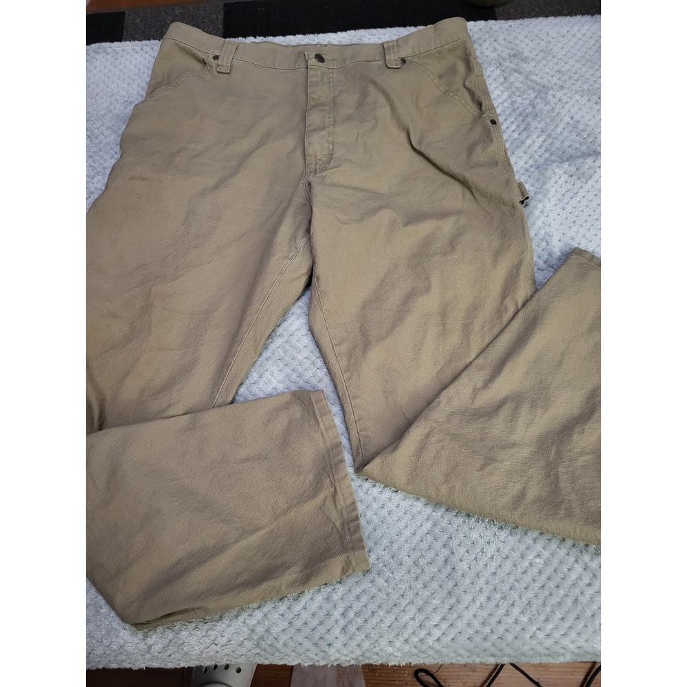 Euc wrangler carpenter jeans brown 38x34